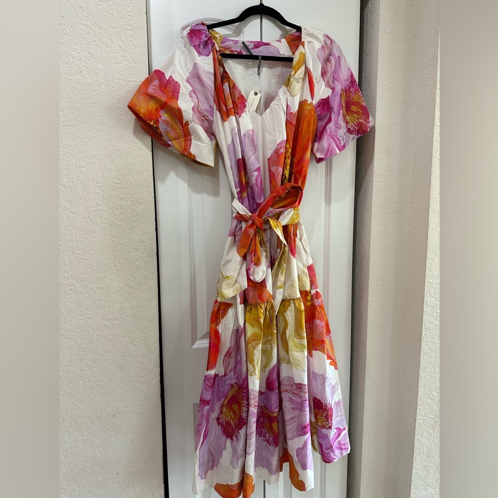 Anthropologie Short-Sleeve Midi Tent Dress